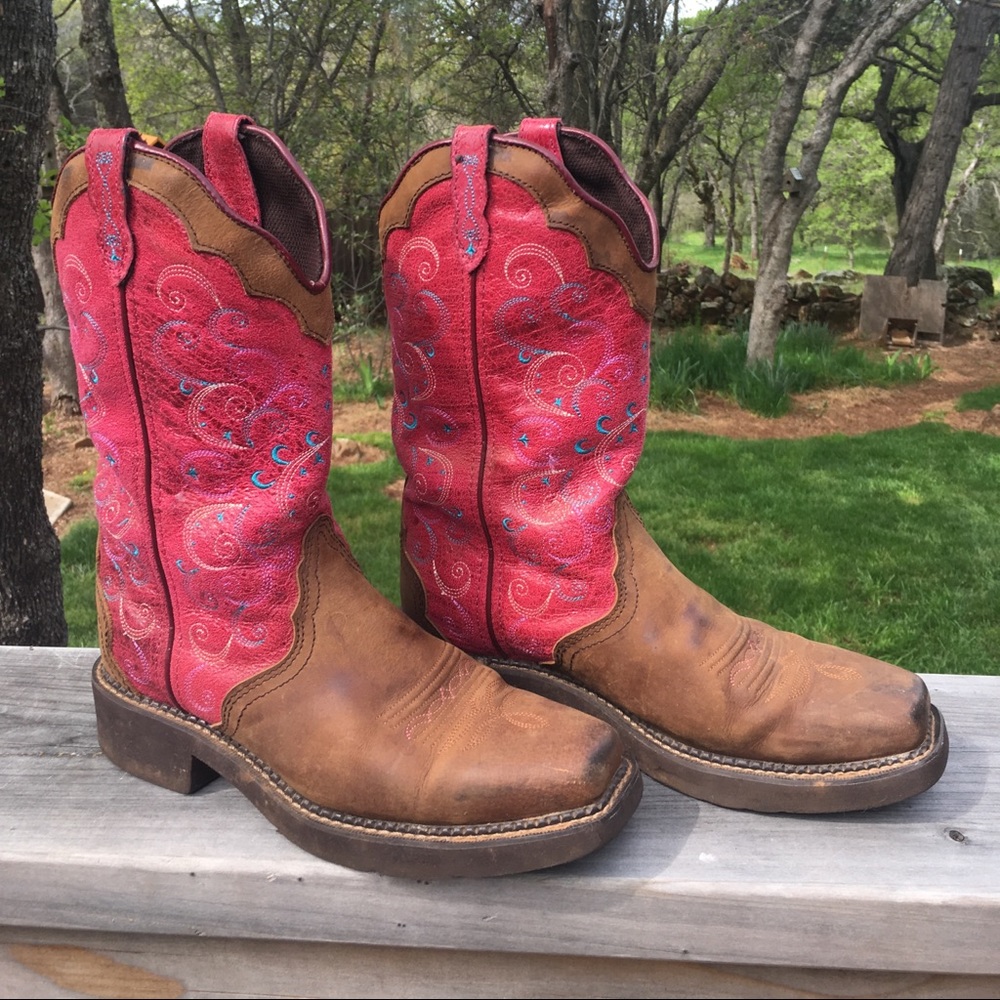8.5 Justin Gypsy cowgirl boots